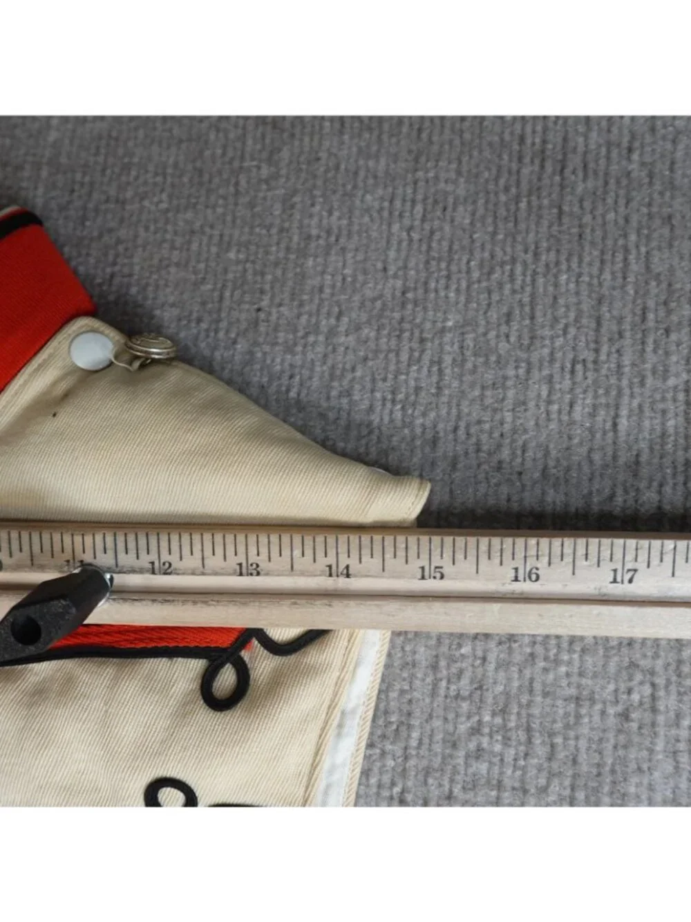 Marching Band Vest  XS Beige Dunbar Vintage Ostwald 70s